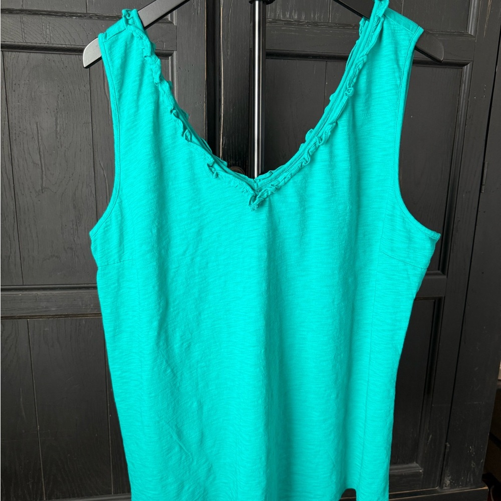 Lilly Pulitzer Vibrant Turquoise Tank Top